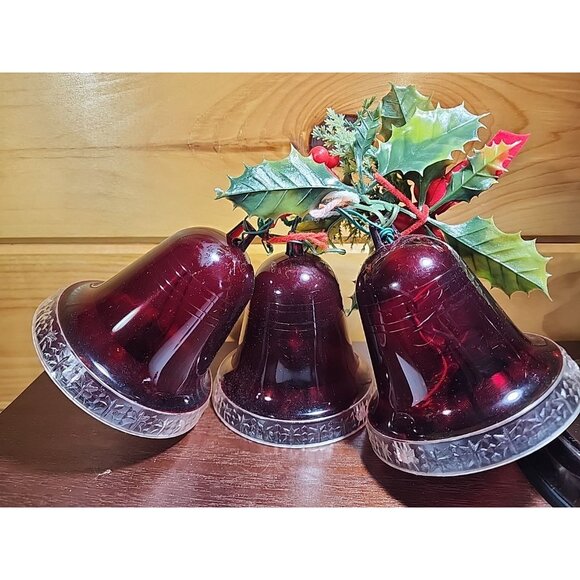 Vintage Carolites Bells of Noel Musical Lighted 3-Bell Cluster Christmas Read - Picture 8 of 16